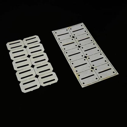 20PCS RC Plane Hinge Folding Leaf Paper Hinges Model Aileron Tail Wing Connector for RC Airplane Aircraft Qulicopter DIY Model Plane Fix Wing Parts (Shape 5) - style: Shape 5