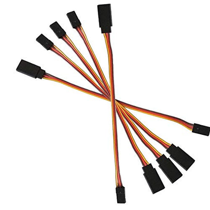 15PCS ShareGoo 150mm Male to Female JR Plug RC Remote Control Servo Extension Lead Wire Cable