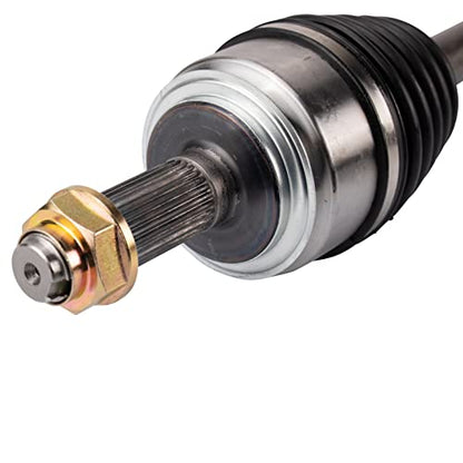 TRQ Front Driver Side CV Axle Assembly Compatible with 2017-2021 Honda Civic 1.5L CVT 2016 Civic Touring EX-L EX-T - style: CSA32582