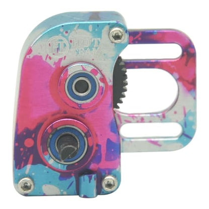 Hobby Aluminum DIY Gear Box Gearbox Transmission for SCX24 RC Parts Upgrade Parts (Colors) - color: Colors