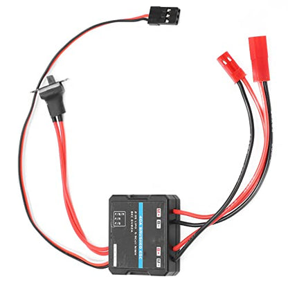 Electronic Speed Controller, Water Proof Plastic 40A Brushed ESC for 1/16 RC Car 1/18 RC Car Upgrade