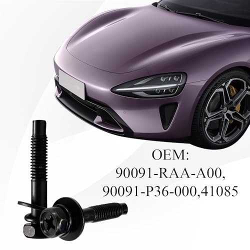 4PCS Engine Air Filter Box Cover Screw Bolts, Air Filter Housing Screws, Engine Box Tightening Bolts Replacement for Most Cars, Replace OEM# 90091-RAA-A00, 90091-P36-00