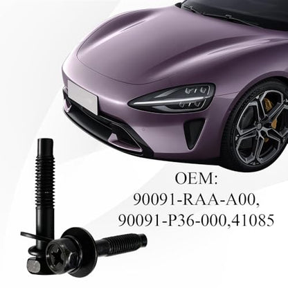 4PCS Engine Air Filter Box Cover Screw Bolts, Air Filter Housing Screws, Engine Box Tightening Bolts Replacement for Most Cars, Replace OEM# 90091-RAA-A00, 90091-P36-00