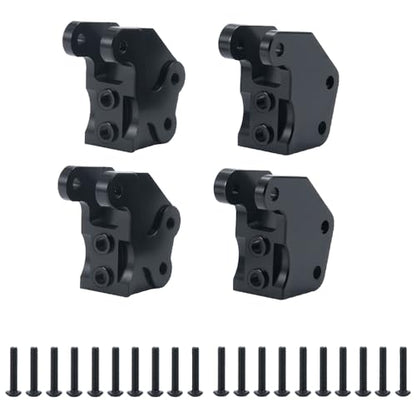 4PCS RC Aluminum Lower Shock Link Mount Shock Suspension Linkages Front Rear Axle Link Shock Mount for Axial Wraith 90048 1/10 RC Crawler Car Upgrade Parts