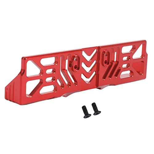 Aluminum Alloy Battery Tray Mount for Axial SCX10 III AXI03007 1/10 RC Crawler Upgrade Parts (Red) - color: Red