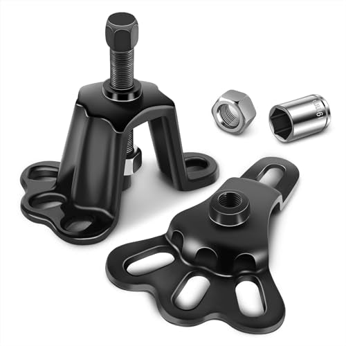 DNA Motoring Universal 5pc Front Wheel Hub Puller Set & Hub Axle Puller, Installer Remover Auto Hub Puller Tools Set, w/Case, TOOLS-00559 - style: 5pc FrontWheel Hub Puller Set
