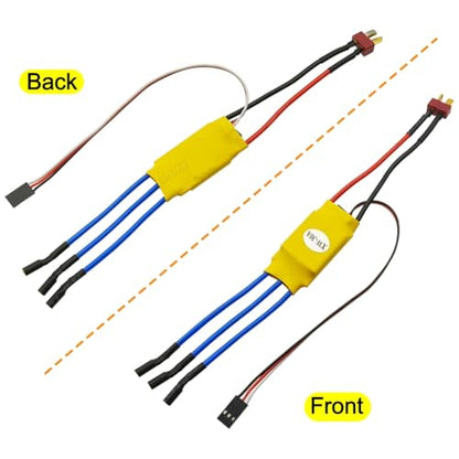 ESC 30A Brushless Motor Electronic Speed Controller with T Plug for RC Plane Helicopter