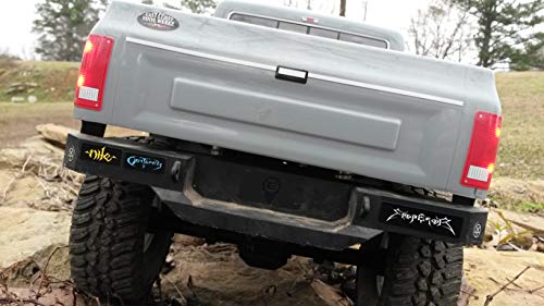 Bumper/Window Decals for RC Scale cralwer Accessory - 2 Styles - Heavy/Death Metal Bands - for: Axial SCX10 II RC4WD Redcat Gen8 TRX4 Vanquish VS4-10 Stickers (Death/Black Metal Bands - 96pc Set) - color: Death/Black Metal Bands - 96pc Set