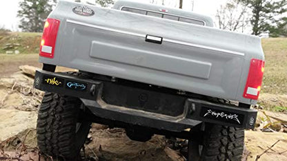 Bumper/Window Decals for RC Scale cralwer Accessory - 2 Styles - Heavy/Death Metal Bands - for: Axial SCX10 II RC4WD Redcat Gen8 TRX4 Vanquish VS4-10 Stickers (Death/Black Metal Bands - 96pc Set) - color: Death/Black Metal Bands - 96pc Set