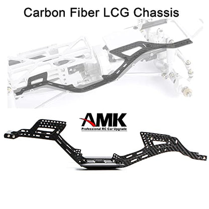 RC Frame Chassis Kit for 1/10 RC Rock Crawle, Gen2 Carbon Fiber LCG Chassis Rails Kit, 72g Lightweight Thickened Cheater Rigs Frame Rails for 1/10 RC Rock Crawler Axial SCX10 (Gen2 LCG Chassis Kit) - color: Gen2 Lcg Chassis Kit
