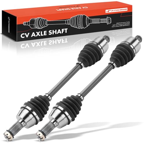 A-Premium Set of 2 Rear CV Axle Shaft Assembly | Compatible with Polaris Sportsman 550 850 1000 XP, Scrambler 850 1000 XP, Rear Left and Right, Replace# 1332642, 1332809 - style: Rear Driver and Passenger Side