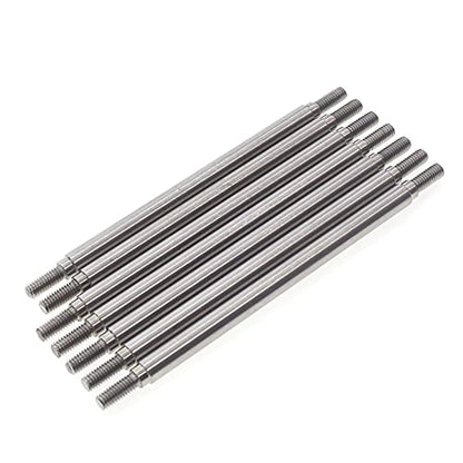 7PCS Stainless Steel Straight Pull Rod Linkage Tie Rod RC Upgraded Parts for REDCAT GEN8 RC Car - color: Straight Pull Rod