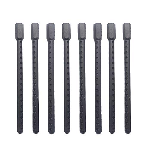 8Pcs ShareGoo Plastic Body Post Mounts RC Car Shell Column Compatible with HSP Redcat Racing Lightning EP Drift STK STR EPX PRO 1/10 Scale RC Model Car (83mm) - size: 83mm