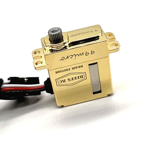 REEF's 99 Micro(Brass Edition)(REEFS162) High Torque High Speed Waterproof Servo H/V Low Profile