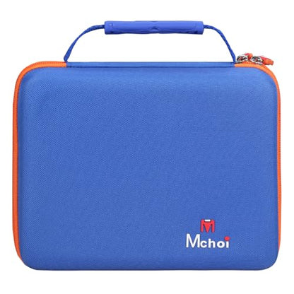 Shockproof Carrying Case for Hot Wheels 20 Cars, Case Only (Blue, Yellow, Orange Zipper) - color: Blue, Yellow, Orange Zipper