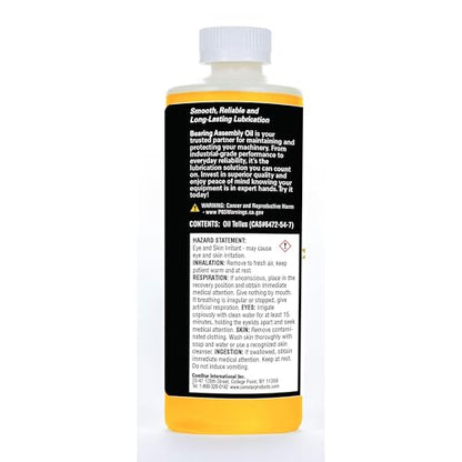 Bearing Assembly Lube Oil 1 pt SAE 20 Non-Detergent, AGMA #2 Grade | Prevents Against Rust & Ware, Prevents Gumming, Long-Lasting Lubrication, Withstands Extreme Pressure, Made in USA - size: 1 Pint