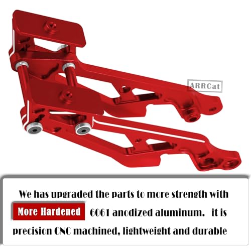 Aluminum Wing Mount Upgrades - Compatible with Typhon, Outcast, Kraton, Notorious, Talion - Red - color: Red (Wing Mount Set)