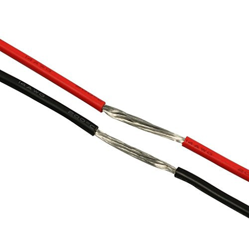 BNTECHGO 14 AWG Silicone Wire Red Black 3ft Stranded Tinned Copper Wire | Flexible 14 Gauge Stranded Wire Silicone Rubber Insulation For RC Models, Drone, Robot, Battery, EV Charger, 3D Printer, DIY - color: silicone wire red and black, size: 14 gauge sil