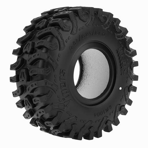 MEUS RACING 1.0 Tires - MS6 Vipers Tires for TRX4M SCX24 FCX24 AX24 1/24 1/18 RC Crawler, 0.87/2.24/R1.0, #M1004 - size: M1004
