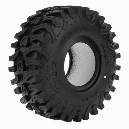 MEUS RACING 1.0 Tires - MS6 Vipers Tires for TRX4M SCX24 FCX24 AX24 1/24 1/18 RC Crawler, 0.87/2.24/R1.0, #M1004 - size: M1004