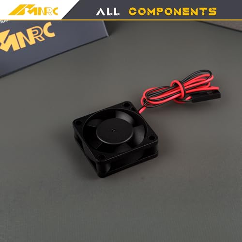1Pc Plastic 30mm 3010 RC Car Brushless Motor Heatsink ESC Cooling Fan DC 5V for HSP HPI Wltoys Himoto Tamiya Redcat 1/8 1/10 1/12 Scale 540 550 Motor Upgrades Part