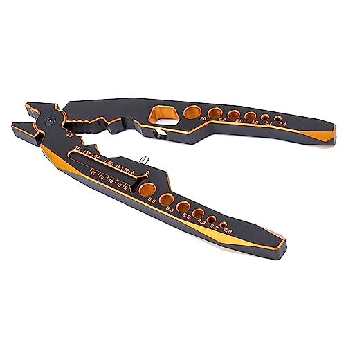 KingVal 4PCS Wrench 3.0/3.2/3.5/3.7/4.0/5.0/5.5/6.0mm Turnbuckle Nut Ball Joint Remover with Multifunction RC Shock Absorber Plier for RC Car Boat Model Repair Tool Kit