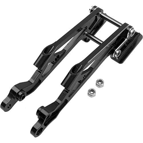 ShareGoo Aluminum Alloy Rear Wing Mount Upgrade Parts Compatible with Arrma 1/8 Kraton Notorious Outcast Talion Typhon 6S BLX RC Car,Replace of AR320347 (Black) - color: Black