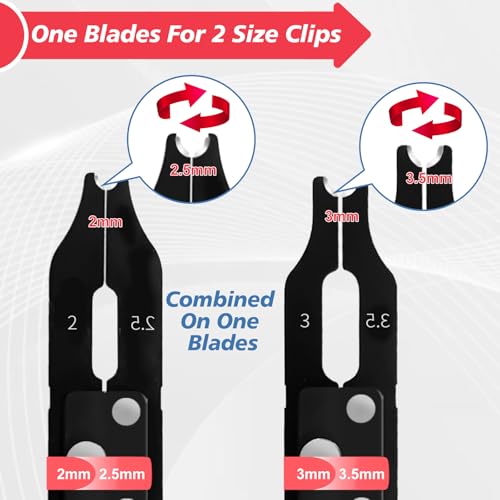 E Clips Assortment Kit with Removal and Installation E Clip Tool - E Clips Tool 350Pcs E Clips on 7 Sizes - 1.5mm 2mm 2.5mm 3mm 3.5mm 4mm 5mm Clip Rings E Clips Tool