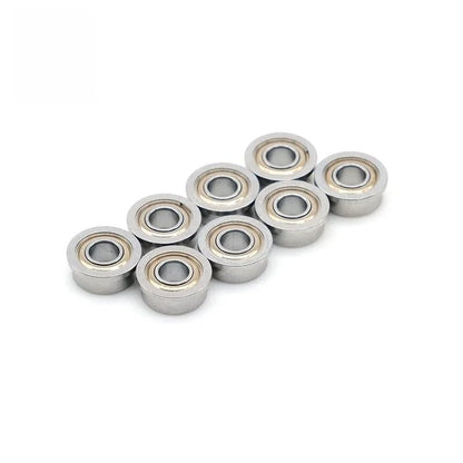 F683ZZ Flange Bearing 3x7x3 mm ABEC-7 (10 PCS) Flanged F683 Z ZZ Ball Bearings - size: F683ZZ 3x7x3