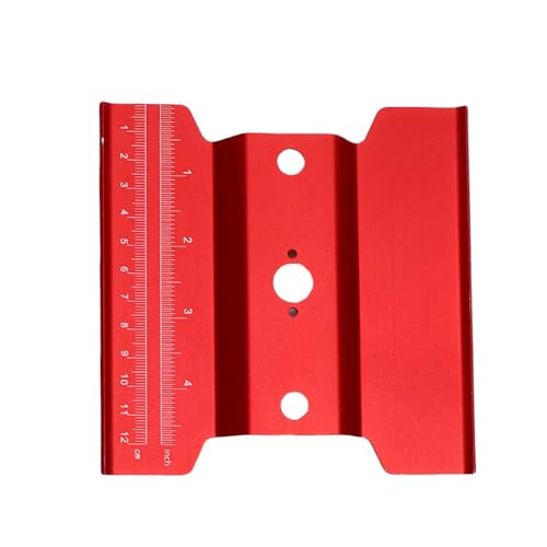 360 Degree Rotation Stable Flexible RC Car Work Stand for 1/10 1/8 Scale Simulation Climbing Vehicles Alloy (Red) - color: Red