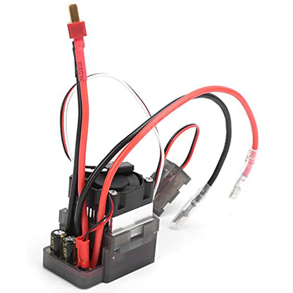 RC Brushed ESC,320A Two-Way with Brake Cooling Fan Two-Way Brushed ESC for RC Cars Boats Models Vehicles