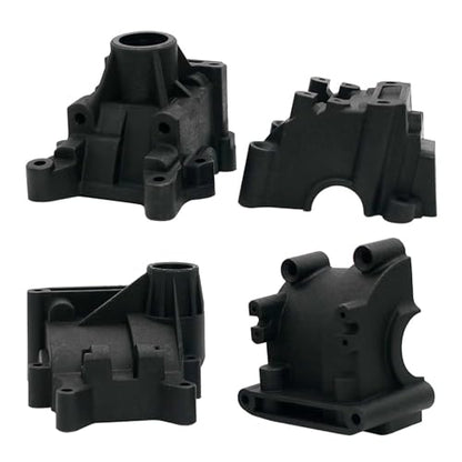 FLMLF Plastic Front and Rear Differential Diff Gear Shell Set | for 1/5 Losi 5ive T ROFUN ROVAN LT King Motor X2 Rc Car Parts - style: Front and Rear