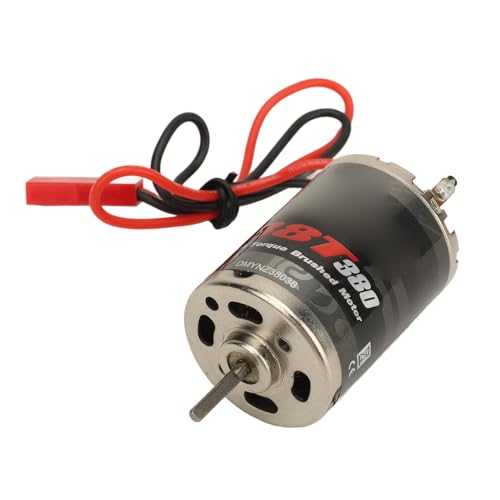 RC Brushed Motor,380 38 Turn High Torque Brushed Motor with JST Plug for 1/16 RC Car Ship Model