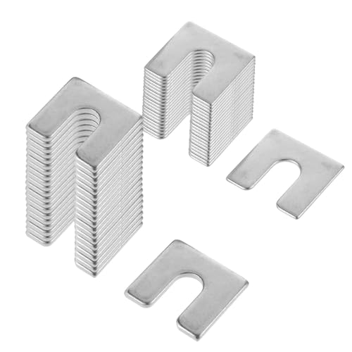 40Pcs Auto Body Fender Alignment Shim 1/16" & 1/8" Thick- 3/8" Slot Automotive Alignment Shim Assortment Kit