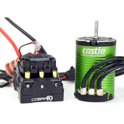 Castle Creations 010-0174-03 Cobra 10, 6S MAX, 25.2V MAX, 8A Peak BEC W/1406-6900KV SENSORED Motor
