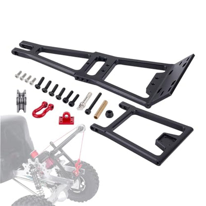 RC Winch/Servo Rescue Tow Truck Crane Arm Wrecker DIY Tool 1/10 RC Crawler Car Axial SCX10 D90 TRX4 Capra LCG Chassis Part (A Tow Truck Kit) - color: A Tow Truck Kit