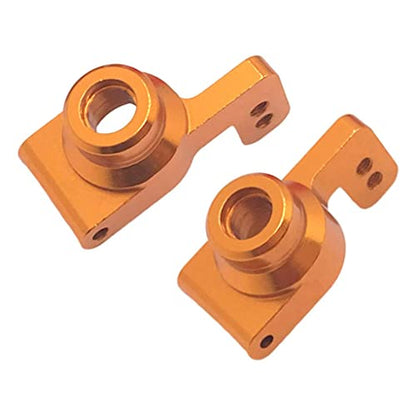 2/Set RC Car Metal Rear Axle Carrier Spare Parts Set for WLtoys 144001 1240191 24018 - Weight Metal - Upgrade Performance and Durability - Easy to Install - - Gold - color: Gold