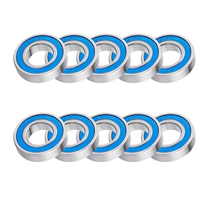 RC Ball Bearings 12x24x6mm Compatible with Arrma 1/5 Kraton 4WD BLX 1/5 Outcast 4WD BLX HPI Baja 5B (10-Pack) - size: 12x24x6mm