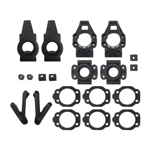 FLMLF Nylon Front and Rear Hub Carrier Kit for 1/5 HPI ROVAN Baja KM 5T 5B 5SC ROFUN BAHA RC CAR Toys Parts