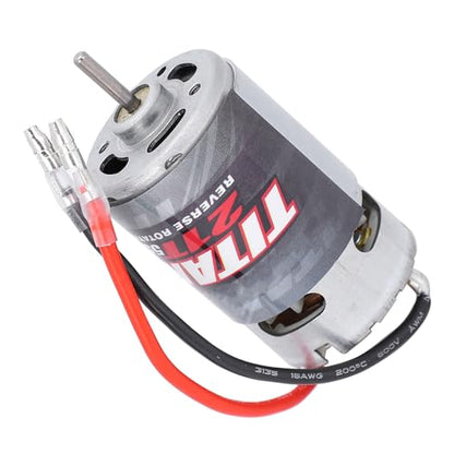 21T 550 RC Motor High Torque Brushed Motor 14.4V for 1/10 RC Car Crawler TRX6 Axial SCX10 Replacement Parts Silver