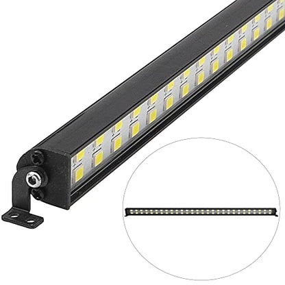 ShareGoo 9.05" 56LED Roof Light Bar Lightbar Super Bright Lamp Compatible with Axial SCX6 Trail Honcho 4WD RTR JLU Wrangler 1/6 RC Crawler Car