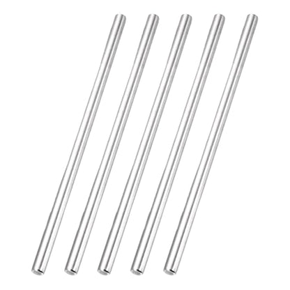 MECCANIXITY 5 Pack Dowel Pin Wheel, 8x100mm Steel Hex Wheel Hub Nut Pin Replacement for DIY RC Car Truck Boat Helicopter Model Part, Silver - size: 8x100mm