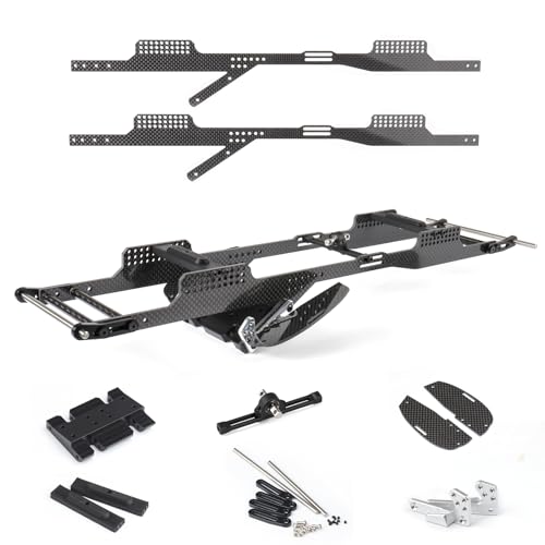 1/10 LCG Chassis Performance RC Crawler Carbon Chassis Frame for Axial AR44 SCX10 II Capra Vanquish F10 Axle (Chassis Kit) - size: Chassis Kit
