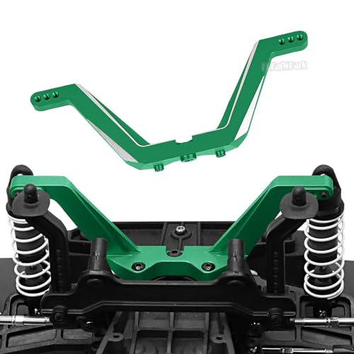 Aluminum Front Shock Vertical Relocator Upgrade for 1/10 Drag Slash 1967/Chevrolet C10/Slash 2wd lcg, RC Shock Bracket, Green - color: Green - (Shock Relocator)