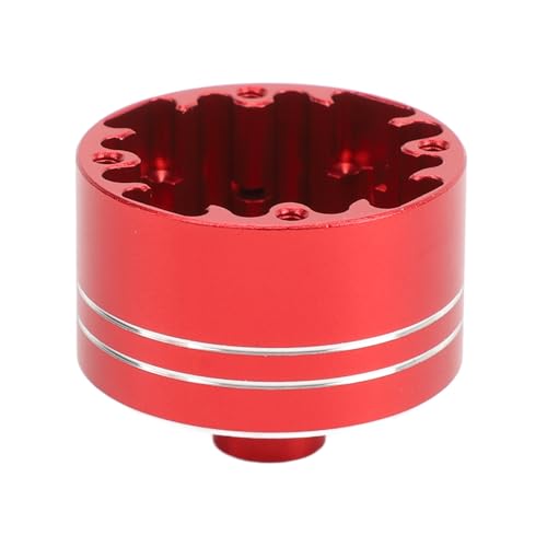 RC Differential Gear Set, Alloy & Steel Replacement for Racing Cars, Durable Drive Parts for Enthusiasts - color: Red