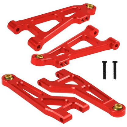 Metal Steering Rod Servo Linkages Turnbuckle & Aluminum Swing Arms & Steering Knuckle Kit & Shock Absorbers & Shock Tower