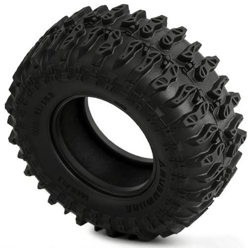STMU 1.3'' RC Crawler Tires for 1/18 1/24 TRX4M SCX24 FCX18 FCX24 RC Crawler Car (Tires) - color: Tires