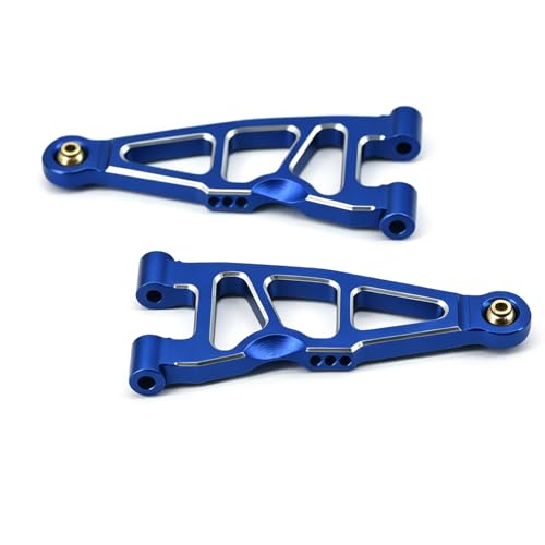 Hobby Aluminum Front and Rear Knuckle Arm Set Steering Set for ARRMA Mini Kraton 3S Speed Truck-ARA2508 Upgrades - Purple (Blue Arm Set)