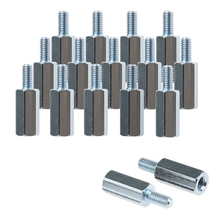 Kado M4x14mm Hex Stainless Steel Standoff Spacer Screw Nut Bolt Set 16pcs | Wall Mount Spacer Adapter for Desktop/Portable Monitor, Motherboard Prototyping Accessories for PCB, Computer & Circuit Board - style: 16-Pack