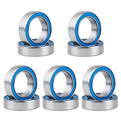 Professional RC Ball Bearings Double Rubber Sealed for Traxxas Arrma Axial Team Associated Losi Redcat Racing RC4WD Tamiya HPI (10-Pack) (10x15x4mm) - size: 10x15x4mm